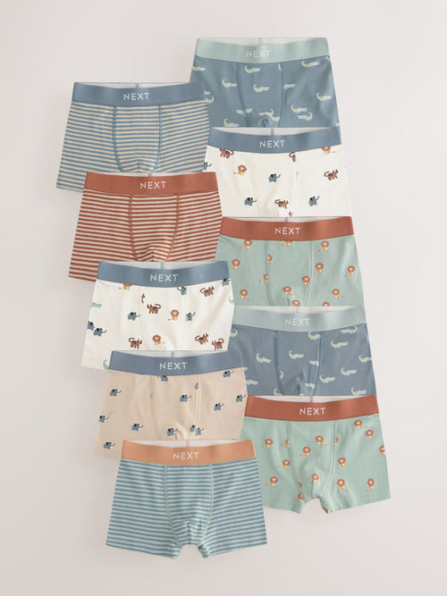 Mini Safari Print Trunks 10 Pack (1.5-12yrs)