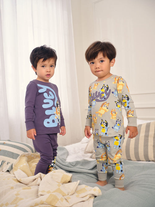 Blue Bluey Snuggle Pyjamas 2 Pack (12mths-8yrs)