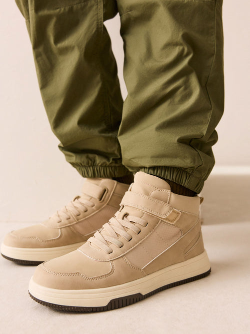 Neutral Standard Fit (F) High Top Trainers