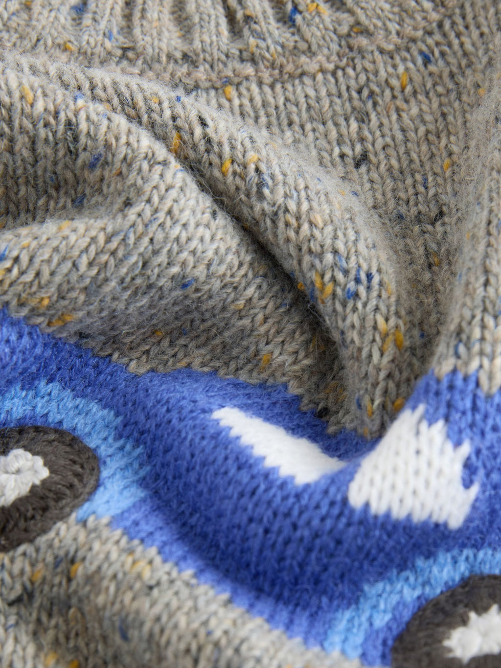 Grey Car Knitted Jumper (3mths-7yrs)