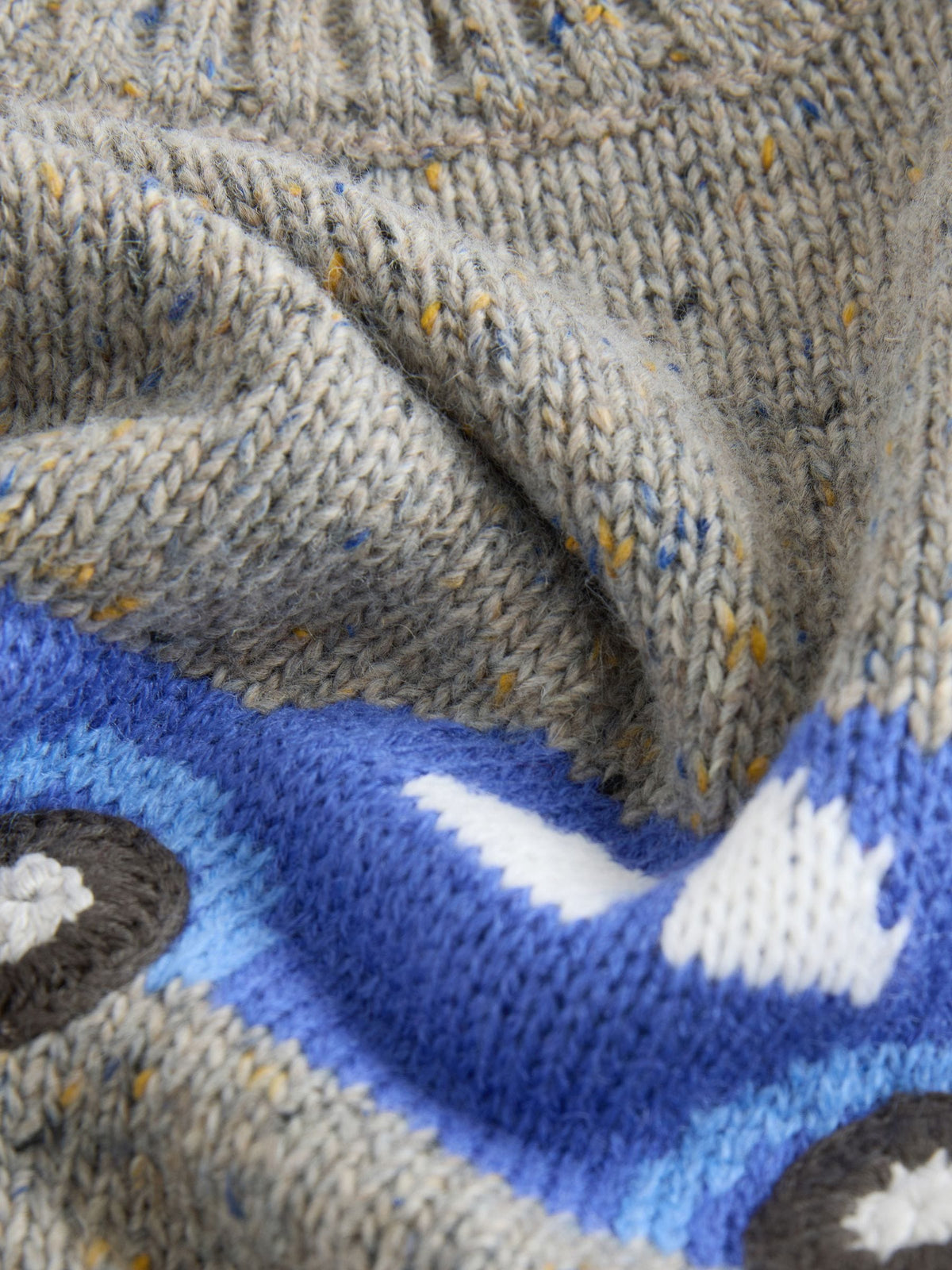 Grey Car Knitted Jumper (3mths-7yrs)
