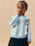 Light Blue Knitted Crew Neck Jumper (3mths-7yrs)