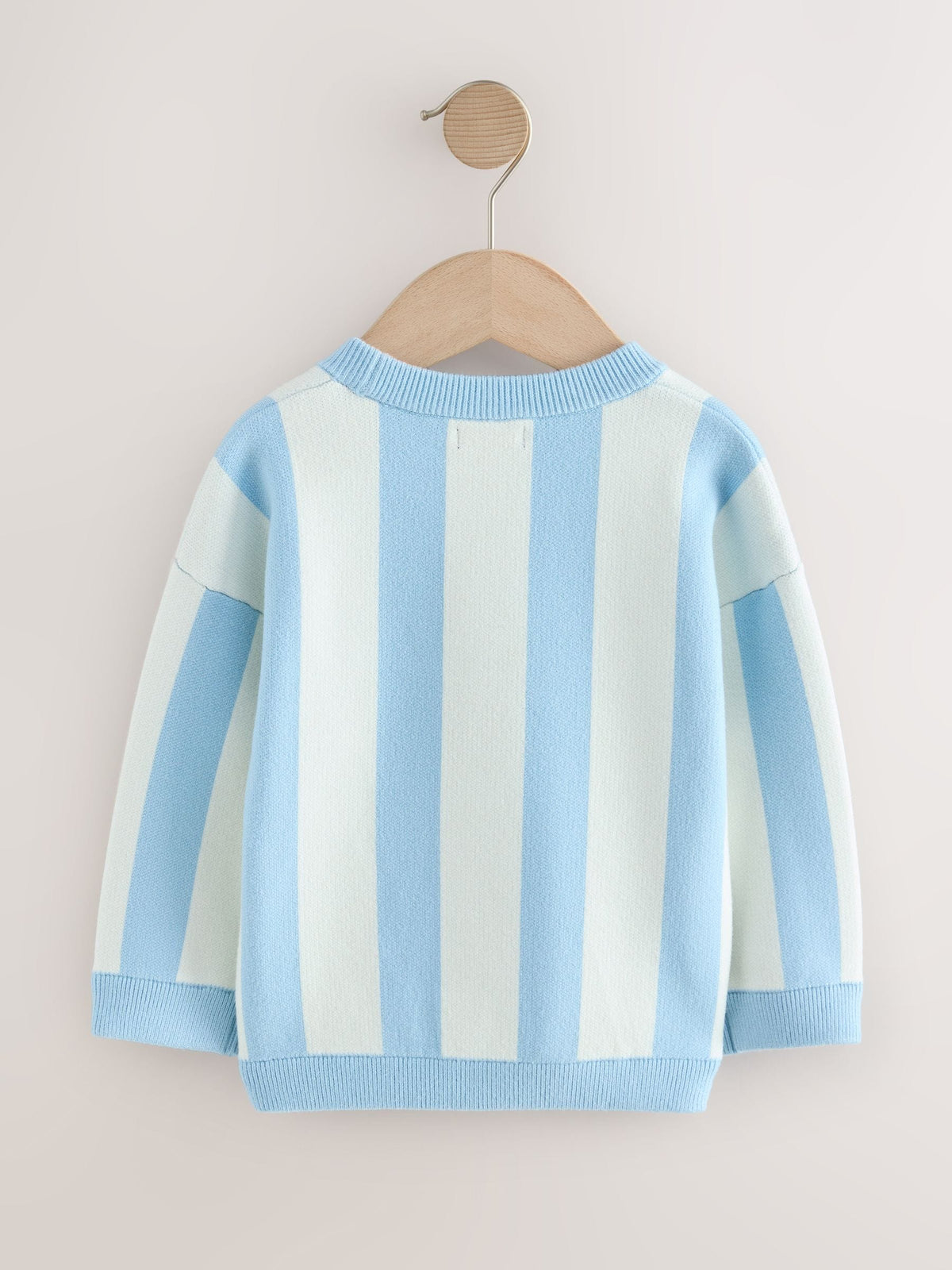 Light Blue Knitted Crew Neck Jumper (3mths-7yrs)