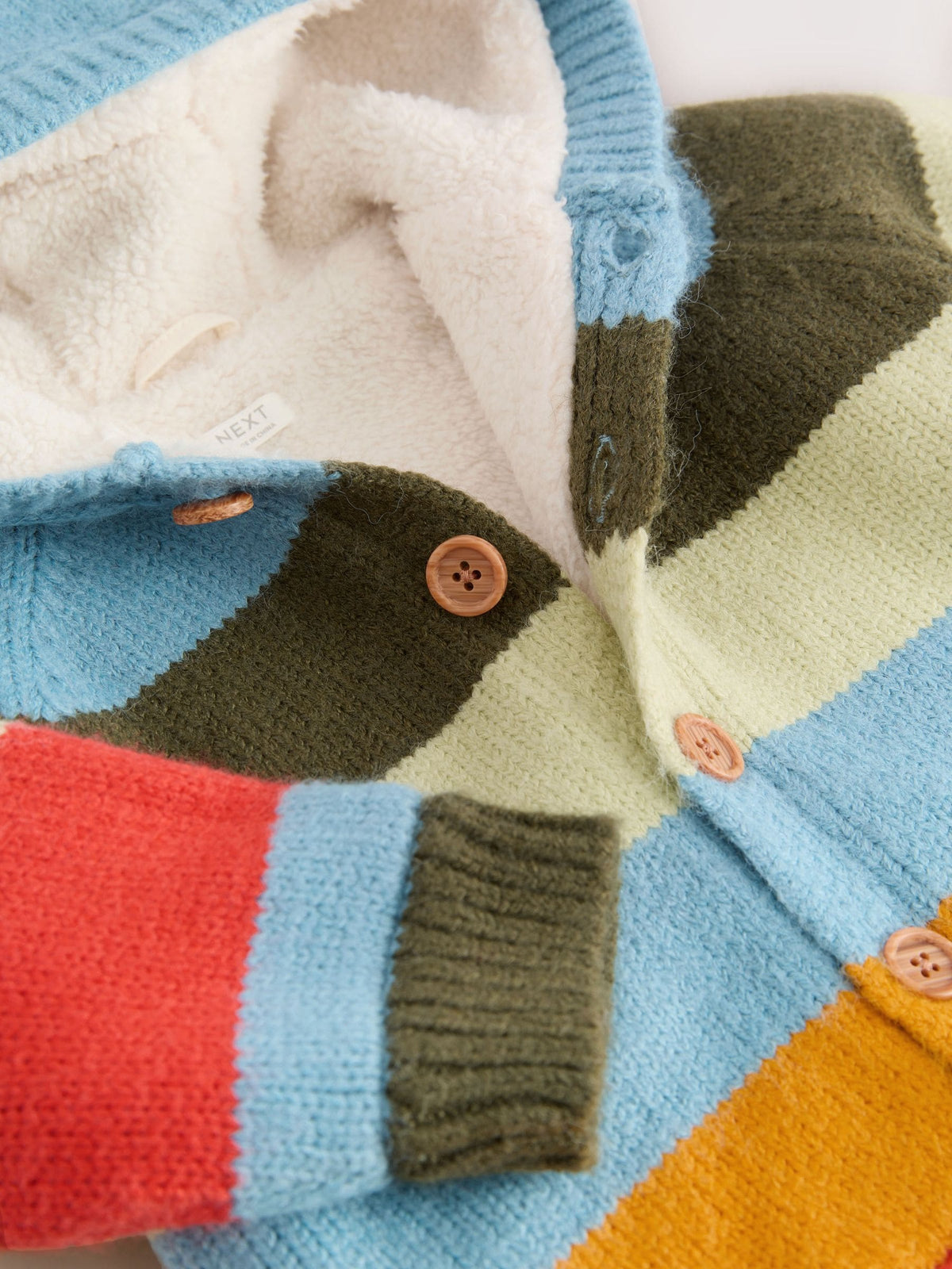 Multi Bright Stripe Character Cardigan (3mths-7yrs)