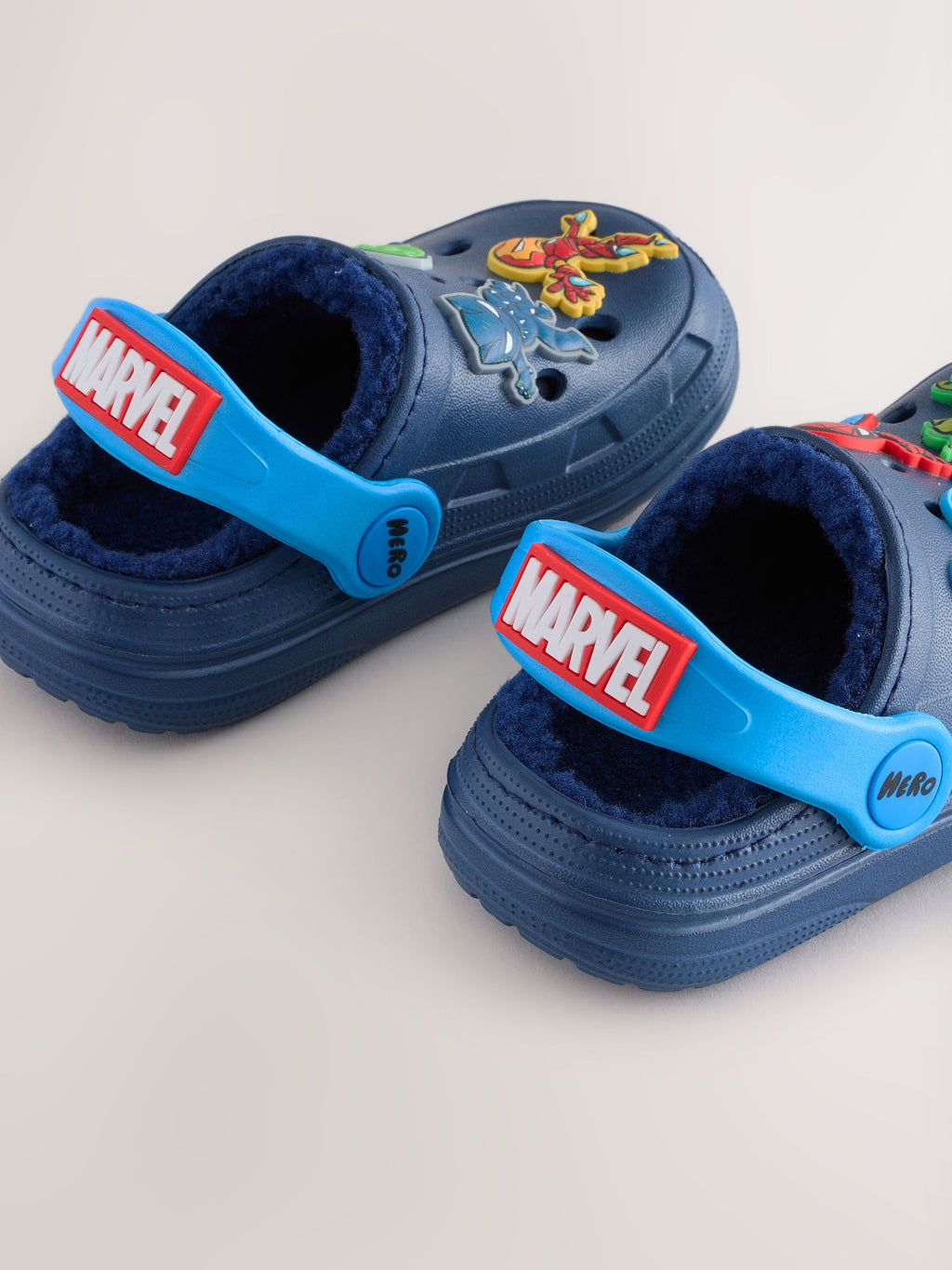 Navy Marvel Slipper Clogs
