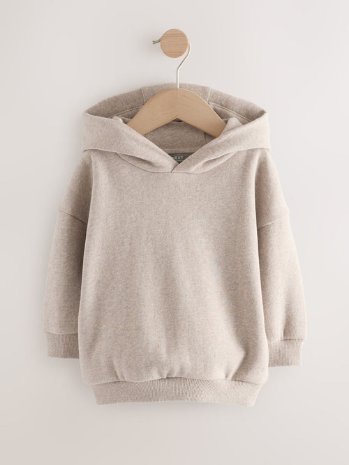 Oatmeal Marl Soft Touch Hoodie (3mths-7yrs)