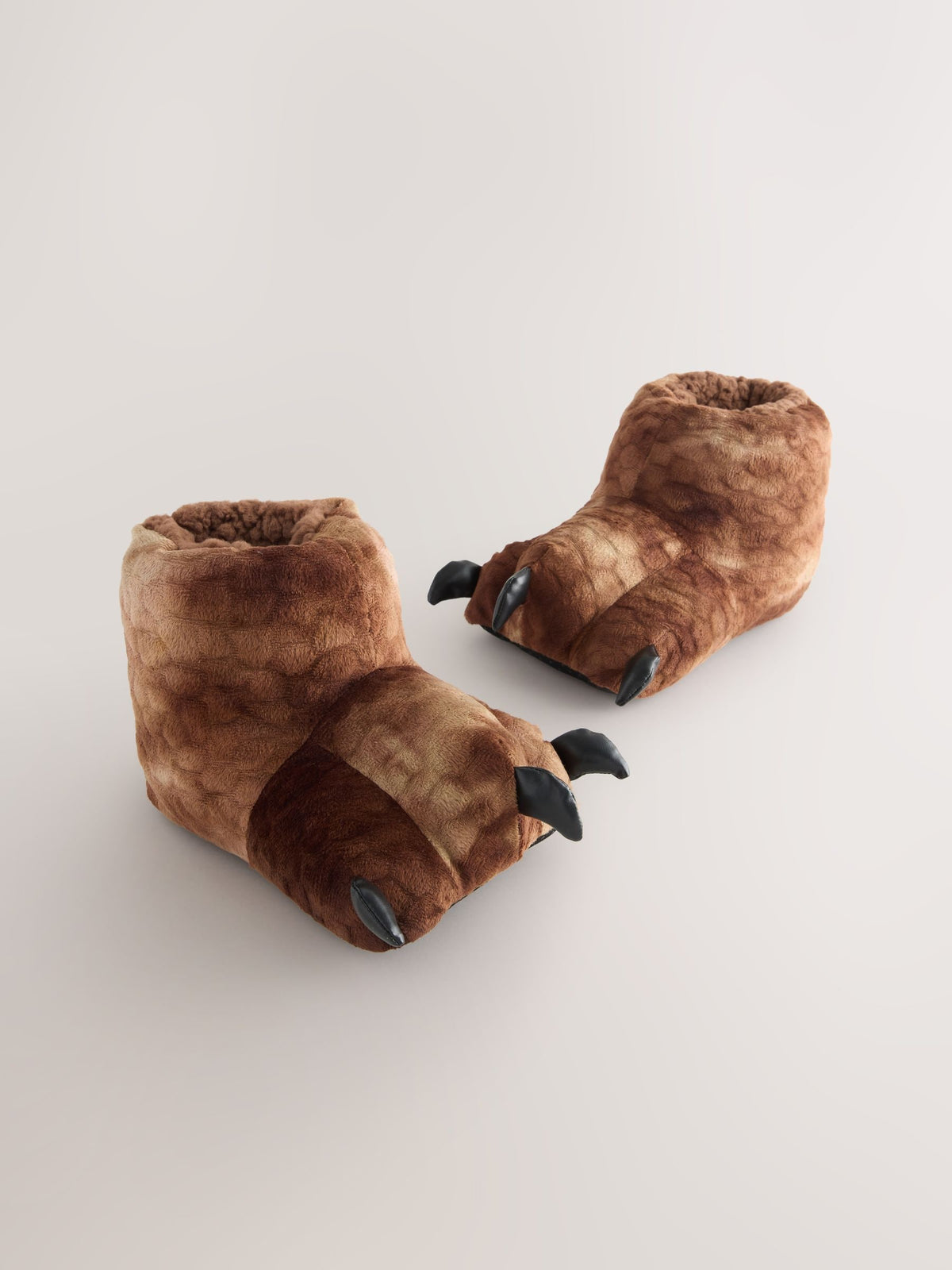 Brown Dinosaur Claw 3D Slipper Boots