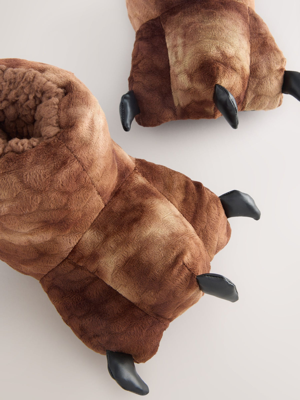 Brown Dinosaur Claw 3D Slipper Boots