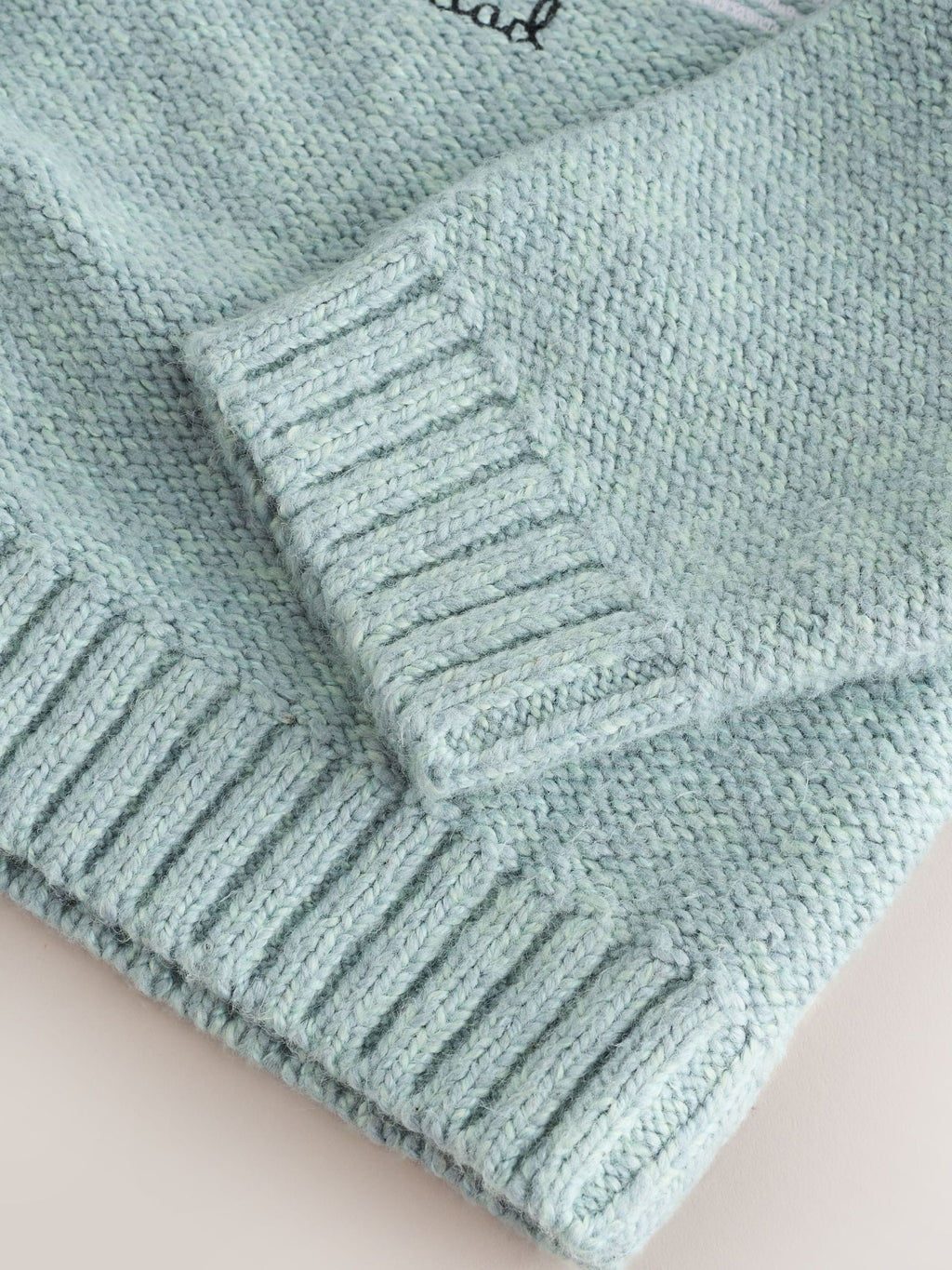 Mineral Blue Knitted Christmas Jumper (3mths-7yrs)