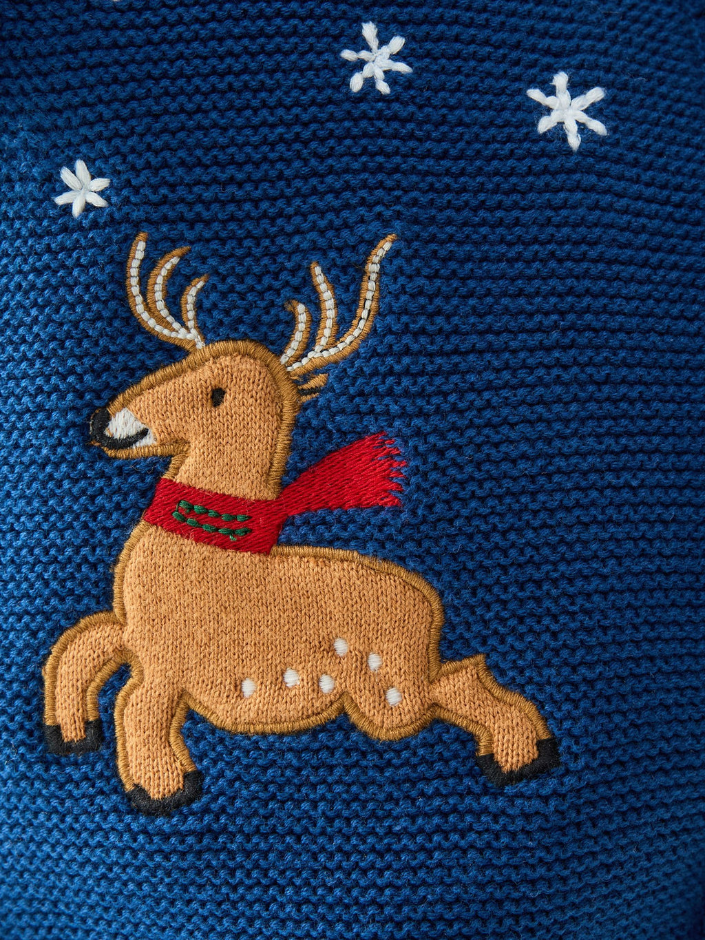 Navy Blue Pattern Christmas Cardigan (3mths-7yrs)