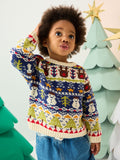 Multi Knitted Christmas Jumper (3mths-7yrs)