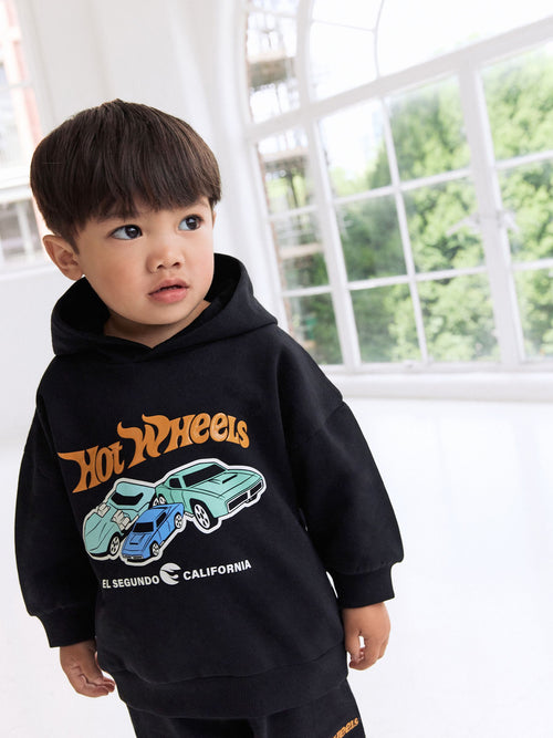 Black Hot Wheels Hoddie and Joggers Set (9mths-8yrs)