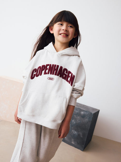 Grey City Slogan Hoodie (3-16yrs)