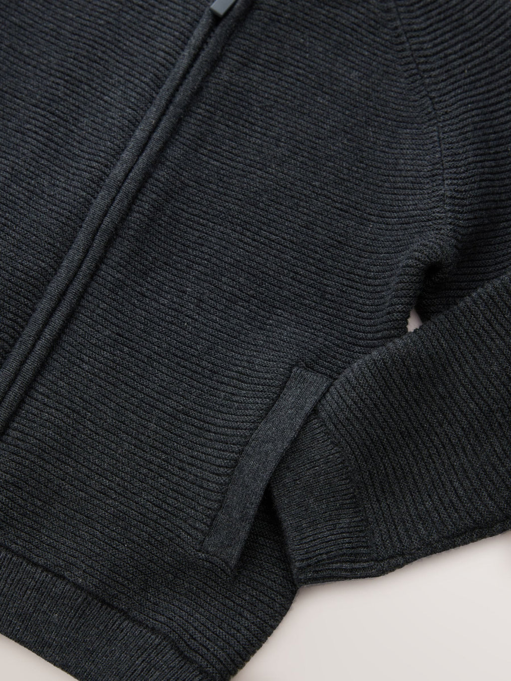 Charcoal Grey Zip Through Cardigan (3mths-7yrs)