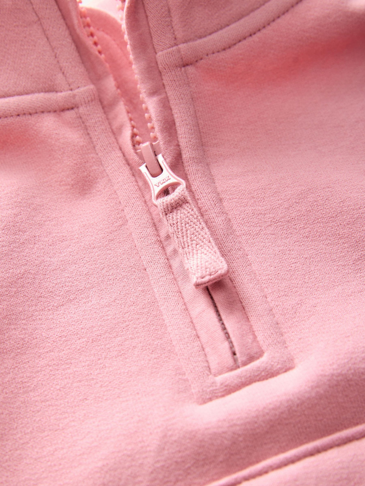 Rose Pink Quarter Zip Sweatshirt (3mths-7yrs)
