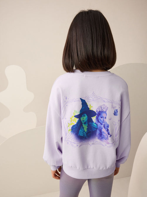 Purple Wicked Long Sleeve Sweat Top (3-16yrs)