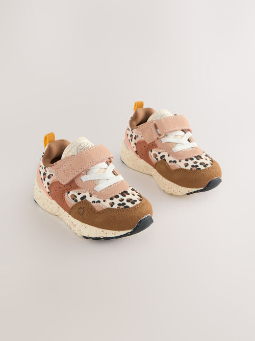 Neutral Animal Standard Fit (F) Elastic Lace Touch Fasten Trainers