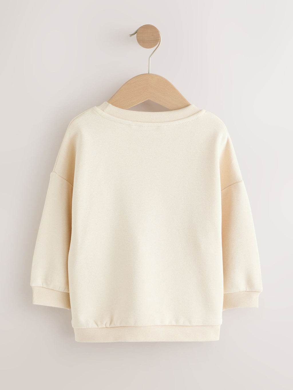 Ecru Christmas Crew Neck Jersey Sweatshirt (3mths-7yrs)