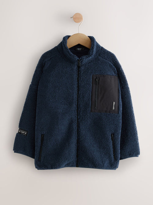 Blue Zip Through Fleece (3-16yrs)