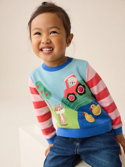 Multi Farm Scene Jumper (3mths-7yrs)