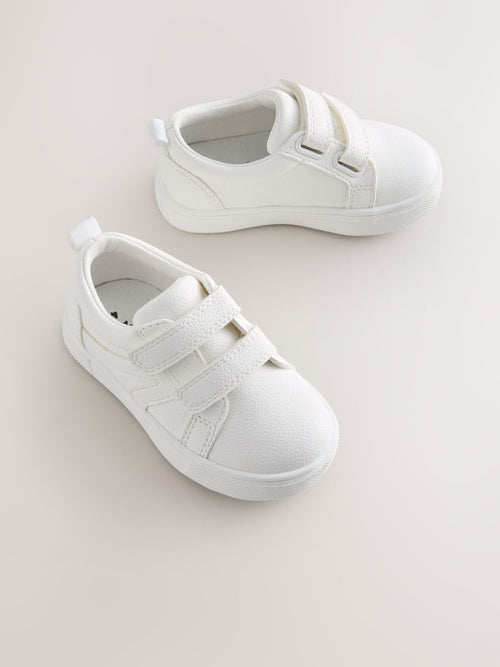 White First Walker Touch Fastening Trainers
