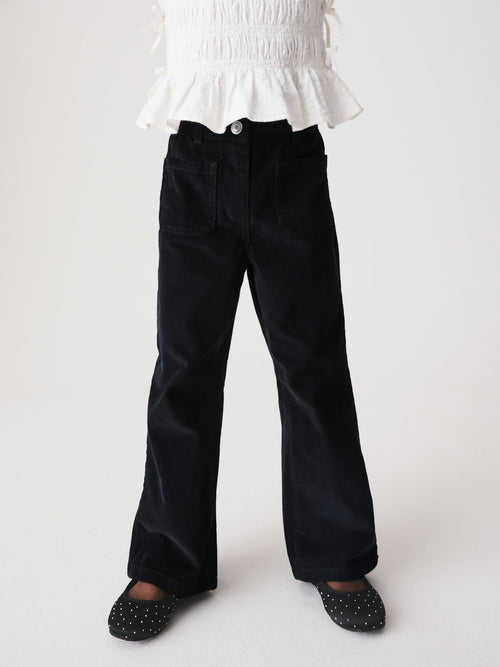 Black Cord Flared Trousers (3-16yrs)