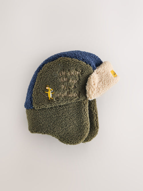 Grey/Navy Gruffalo Character Trapper Hat (1-10yrs)