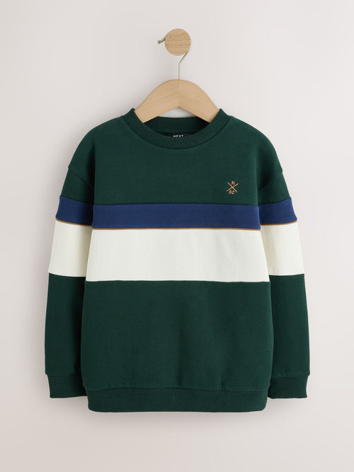 Green Crew Neck Sweatshirt (3-16yrs)