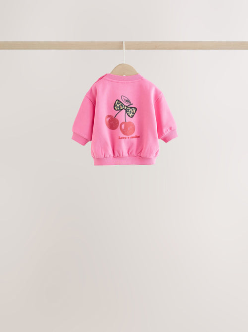Animal Printed Sweat Top and Leggings Baby Set 6 Pack (0mths-2yrs)