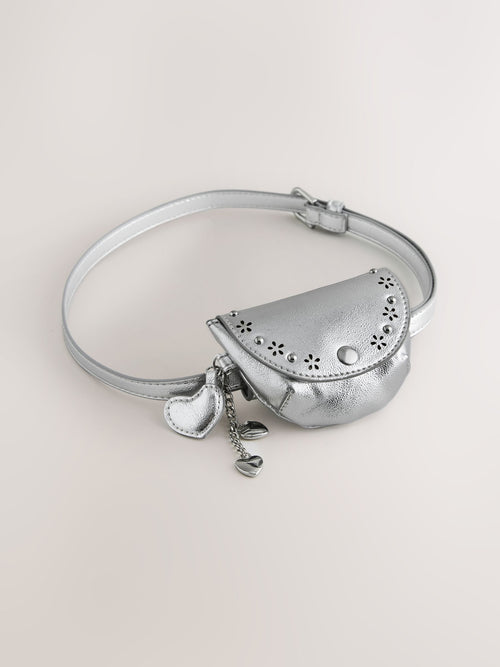 Silver Belt Bag