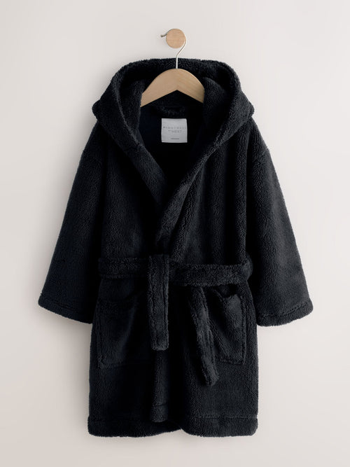 Black Fleece Robe (1.5-16yrs)