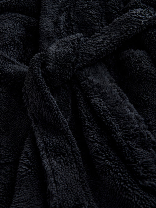 Black Fleece Robe (1.5-16yrs)