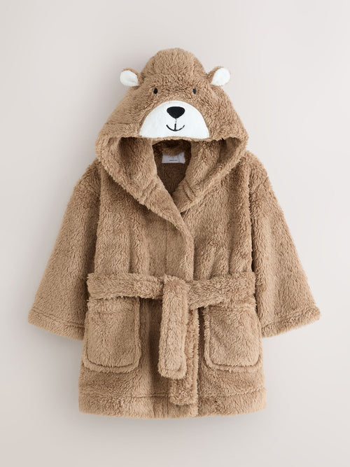 Brown Bear Fleece Robe (9mths-8yrs)