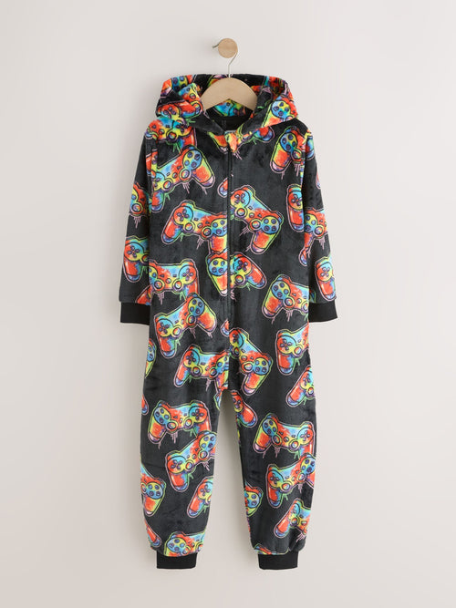 Rainbow Bright Gamer Fleece All-In-One (3-16yrs)
