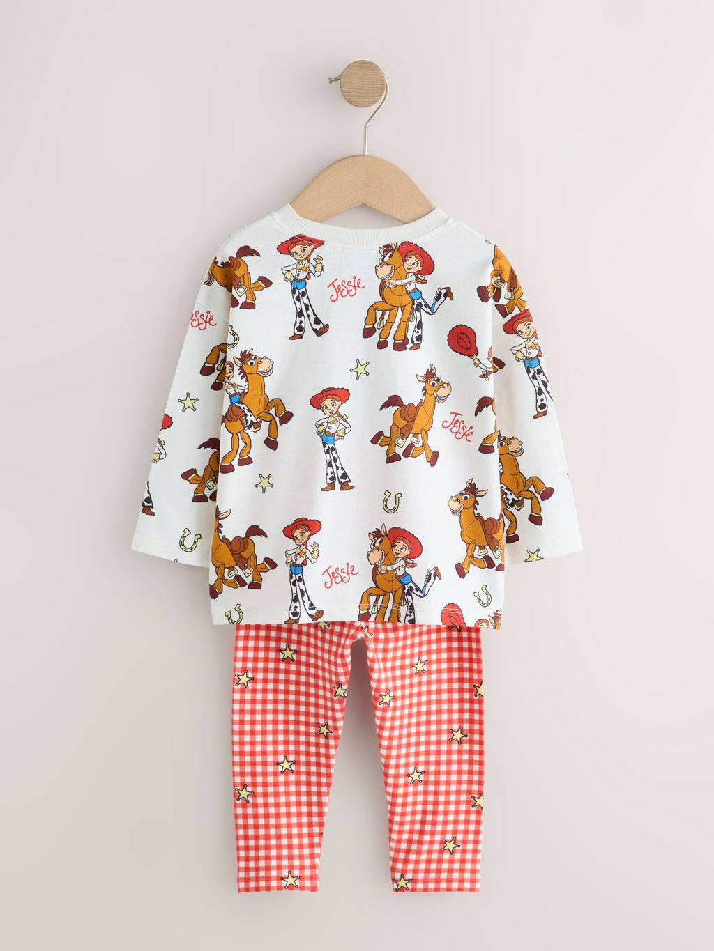 Ecru Toy Story Jessie and Bullseye Long Sleeve T-Shirt (3mths-7yrs)