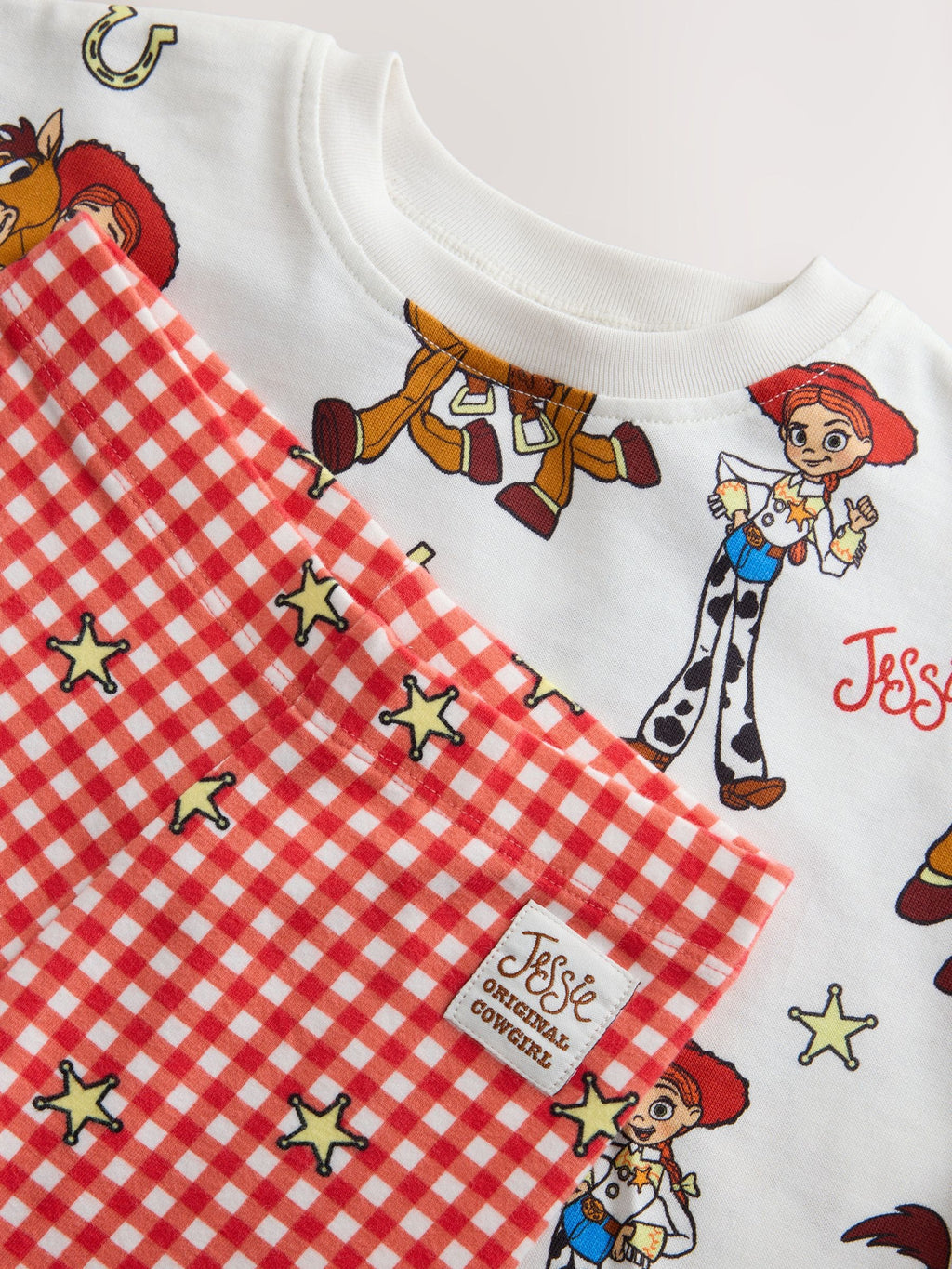 Ecru Toy Story Jessie and Bullseye Long Sleeve T-Shirt (3mths-7yrs)