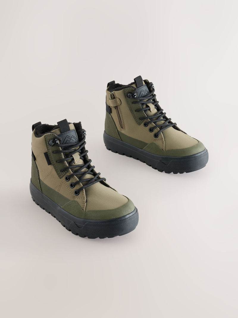 Khaki Green Standard Fit (F) Skate Cleat High Top Boots