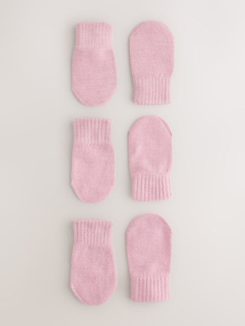 Pink Magic Mitts Gloves 3 Pack (3mths-6yrs)