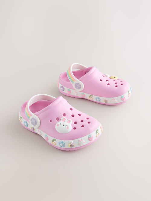 Pink Wide Fit (G) Character Clogs