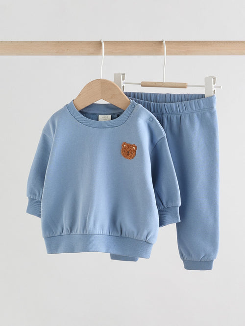 Blue Baby Sweater and Joggers Set (0mths-2yrs)