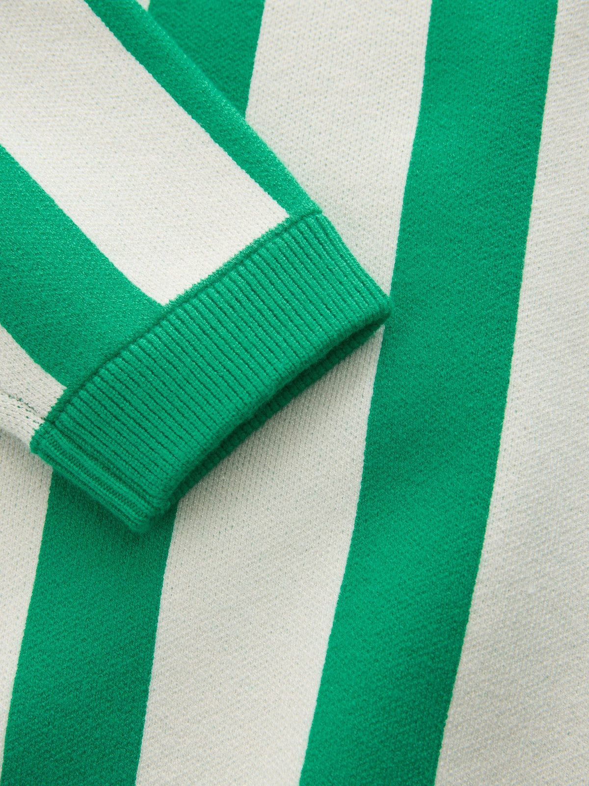 Green/Ecru Pretzel Knitted Crew Neck Jumper (3mths-7yrs)