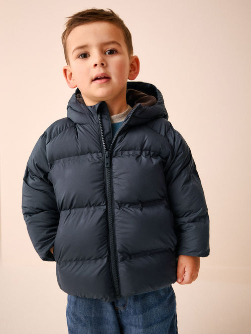 Navy Padded Coat (3mths-7yrs)