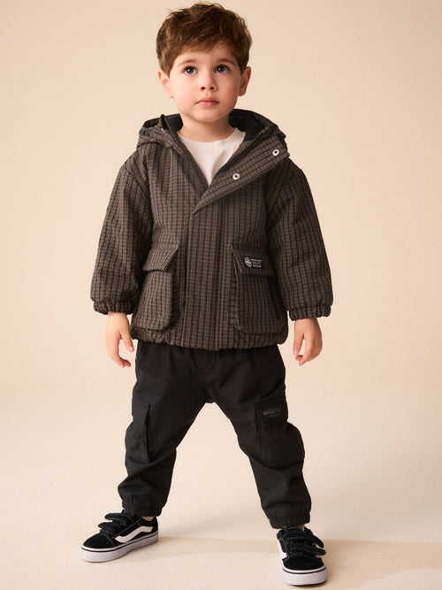 Brown Check Utility Anorak (6mths-7yrs)