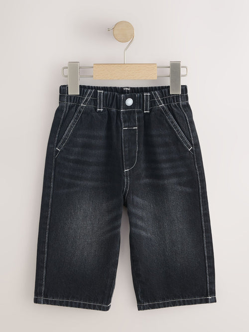 Black Denim Wide Fit Jeans (3mths-7yrs)