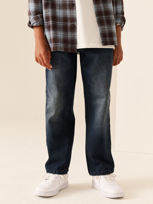 Denim Dark Blue Loose Fit Authentic Jeans (3-16yrs)