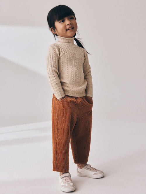 Oatmeal Roll Neck Jumper (3mths-10yrs)