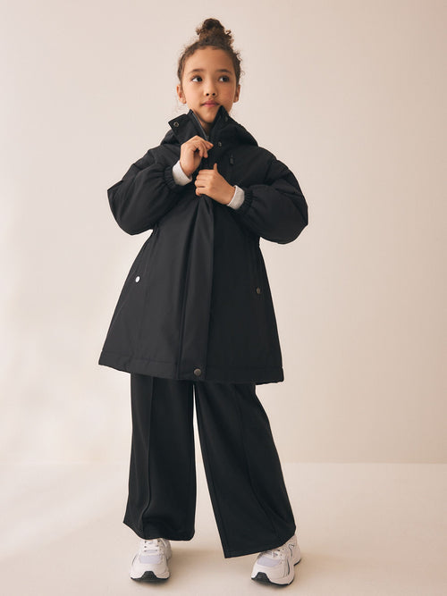 Black Waterproof Coat (3-16yrs)