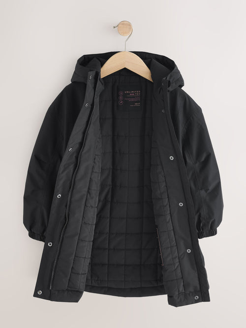 Black Waterproof Coat (3-16yrs)