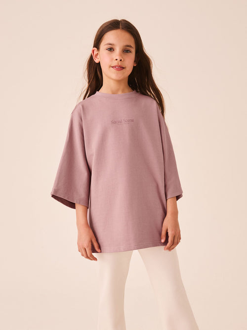 Pink Oversized Graphic T-Shirt (3-16yrs)