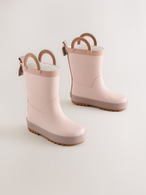 Pink Handle Wellies